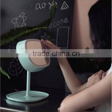 Makeup Mirror Lamp Multifunction Mirror With Table Lamp Small Thing Organizer LED Makeup Mirror Lamp For Sale photo-2