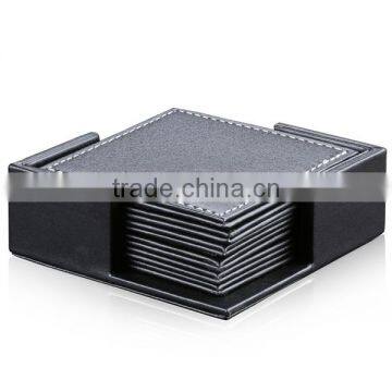 Double-faced Square Cup Mat, PU Leather of Insulation Pad photo-3