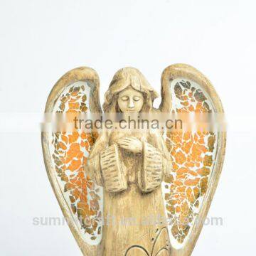 Resin Wing Angel Figurine Statues Catholic Religious Items Wholesale photo-3