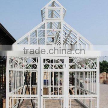 2016 Trade Assurance White Colour Steel Garden Green House photo-3