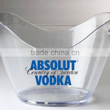 2017 Custom Made Plastic Grey Goose Absolut Vodka Ice Bucket Personalized With Logo photo-3