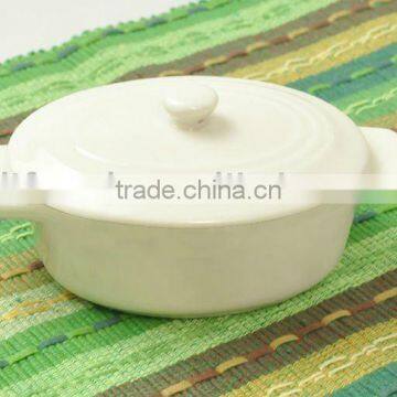 Oval Porcelain Bakeware, Ovenware With Handles