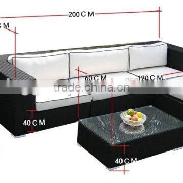 SFM3150817-04 Outdoor Furniture Wholesale sectional latest corner sofa design