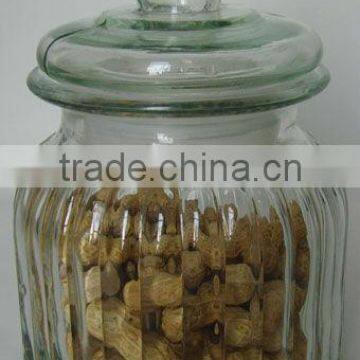 clear glass jar for canning with direct cover glass lids