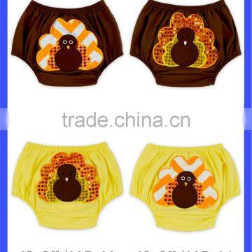 Chinese Manufacturer Baby Girls Holiday Gift Turkey Bloomers Diaper Cover Thanksgiving Bloomers photo-6