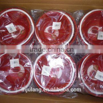 BPA-Free Plastic 3pcs Salad Mixing Bowl Set With Measuring Line photo-6