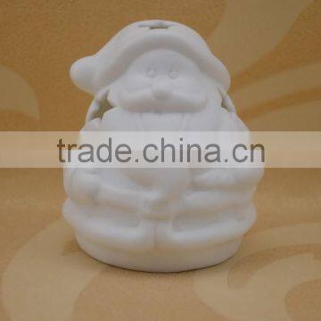 High White Effect Ceramic Christmas Decoration With LED Light New Item photo-2