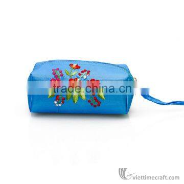 Hand Embroidered Wallet Made From Silk, Various Colors and Sizes photo-2