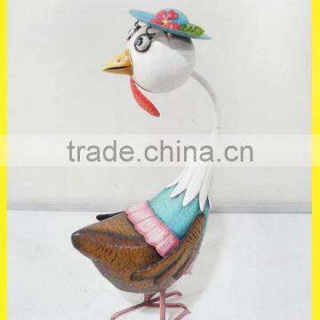 Indoor white iron crane for stores