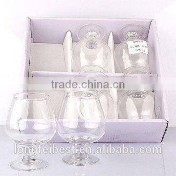 2015 high transparent wedding use red wine glass goblet