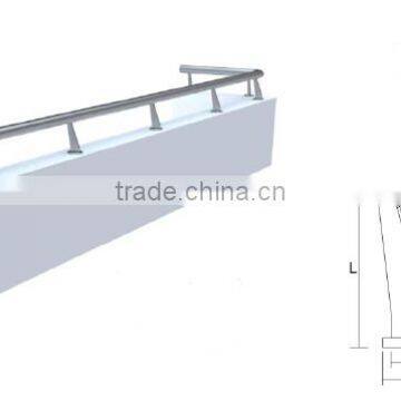 Floor Mounted Balcony Railing Design/Stainless Steel Floor Handrail photo-2