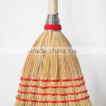 Corn Fiber Heavy-Duty Wire Banded Warehouse Soft Industrial Broom photo-6