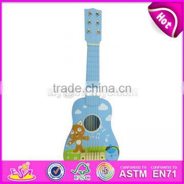 Лучшие продажи классических деревянных игрушек - детская электрическая гитара W07H014-S photo-6