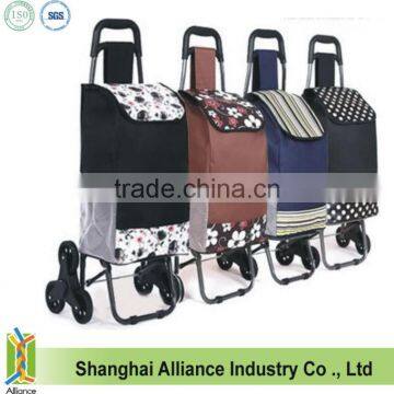 Folding Trolley Shopping Bag with 6 Wheels