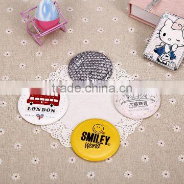 Hot Sale Fish Leather Mirror PU Mini Mirror photo-4