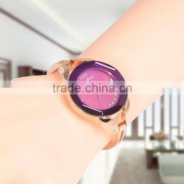 Charming Lady Decoration Wristwatch Vogue Crystal Dial Alloy Strap Women Watch photo-3