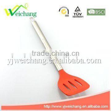 WCE247E Premium Silicone Utensils Slotted Turner Cooking Utensil Gadgets Set With S.S. Handle photo-3
