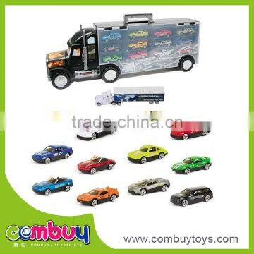 New style large container toys diecast model car metal truck model