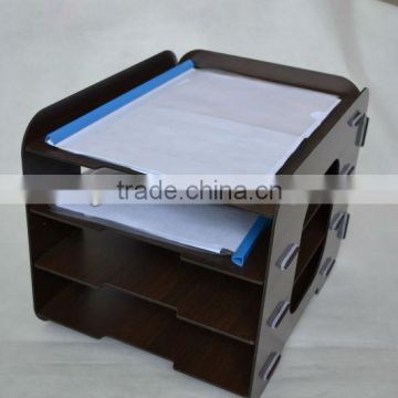 Customized wooden stand file holders for sale