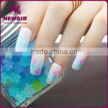 2017 Water Transfer Printing UV Gel Feather Design Nail Foil Sticker photo-2