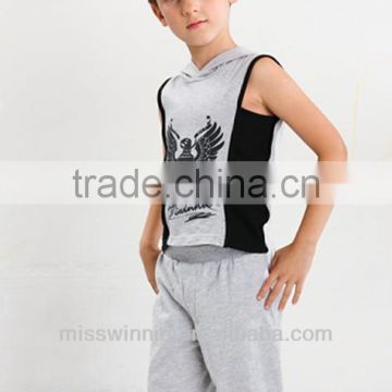 OEM pants kids clothing sets Children's Clothing Set boys short sleeve ustom t shirt printing apparel