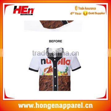 Customise Button up Baseball Jerseys photo-3