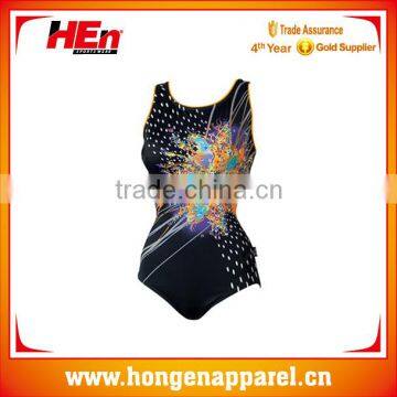 Hongen active fitness swim suit young girls sexy/custom hot sale swim master suit