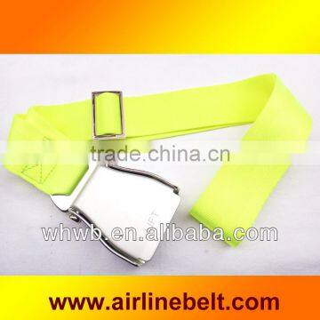 Neon Yellow Airplane Belt