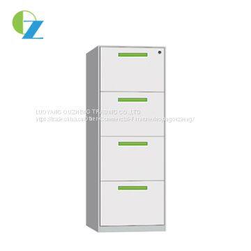 Strong hold durance 4 drawer 8mm thin edge vertical drawer metal filing cabinet