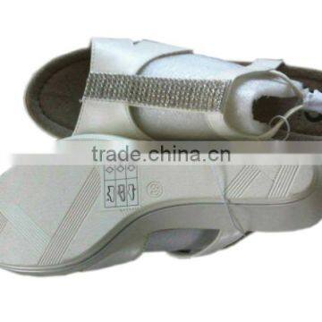 New Stock Lot Womens Shoes Low Price Ladies High Heel Wedges Sandals photo-2