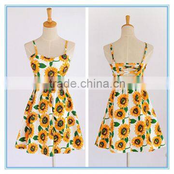 Korean Summer Dresses New Fashion Lady Dress Backless Dress Beach Patterns photo-2