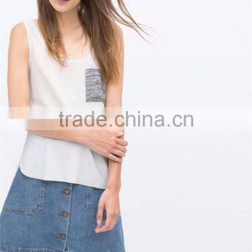 Bulk Women Tank Top With Pocket Wholesale photo-3