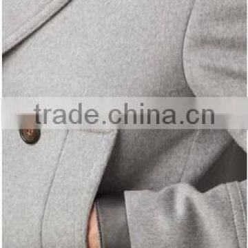 2017 Men Coat Offwhite Color Black Hem Joint Fashion Design photo-3