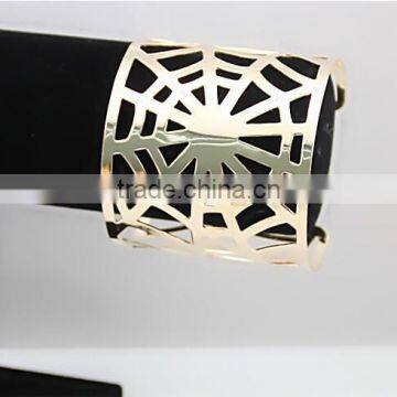 Fashion Cobweb Hollow Golden Bangles Adjustable for Women Designs photo-5