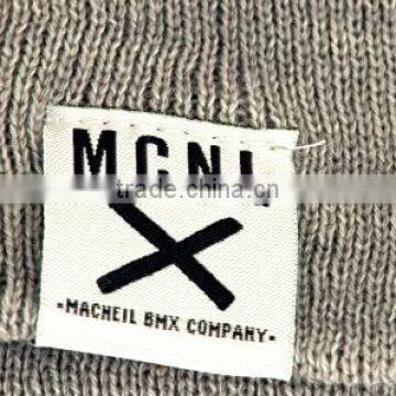 Custom Acrylic Beanies With Cuff Woven Label Slouch Custom Made Beanie photo-5