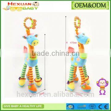 Baby Crib Stroller Rattle Plush Toy Plush Newborn Baby Hanging Ring Bell for Bed photo-5