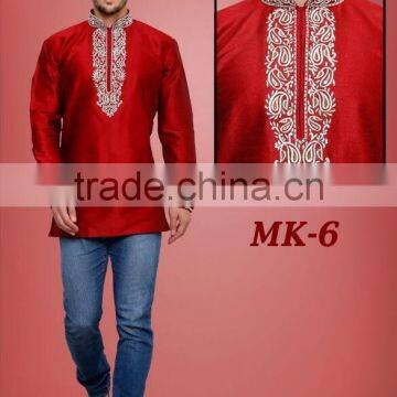 Mens Designer Embroidered Kurtis 2016 photo-6