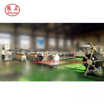 PP PE PVC single wall corrugated pipe extrusion line