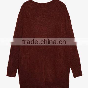 Winter Chunky Heavy Gauge Open Front 100% Wool Cardigan Sweater for Women photo-3