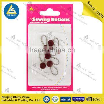 Widely Used Type Metal Buttons Extenders in Different Colors Crystal Bordered in High Tension With Strong Spring photo-5