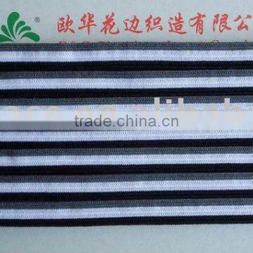 Yarn Dyed Elastic, Color Stripe Elastic Webbing