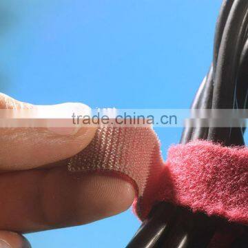 Customized Black Hook and Loop Adjustable Straps With Buckle photo-5