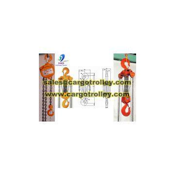 Hand Chain Hoist and Chain Pulley Block Manual Instruction photo-3