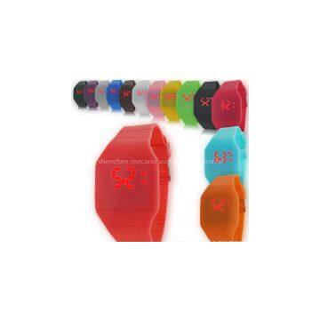 LED silicon promotion watch