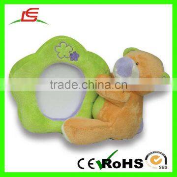 Shenzhen Wholesale Funny Shape Plush Animal Photo Frames As A Decoration