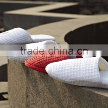 Personalized Closed Toe Disposable Hotel Waffle Slipper photo-2