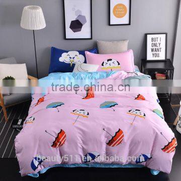 wholesale modern fashion design 100% cotton fabric for bed sheet in roll dubai bed linen bedding BS303