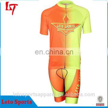 Cycling top/cycling bib short/Summer Style Tight Bicycle cycling clothing Full dye sublimation cheap customized cycling clothing