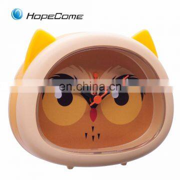 Hot Sale Silicone Desktop Animal Clock