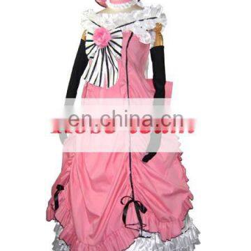 Fantasia Anime Lolita-Custom Made Black Butler Kuroshitsuji Ciel Phantomhive Pink Lolita Dress Anime Cosplay Costume C0282 photo-3